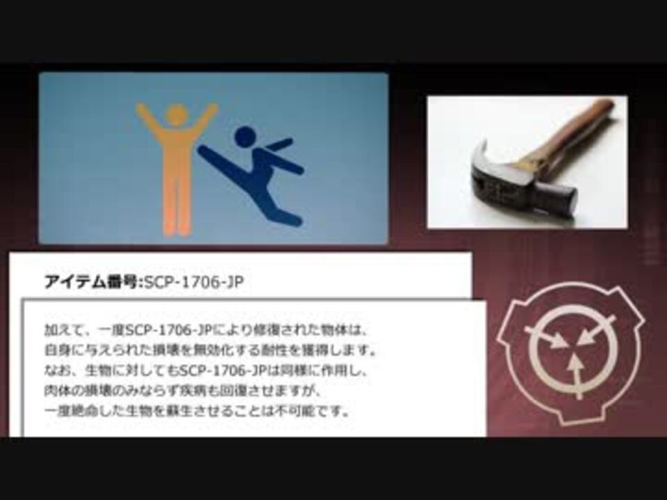 最近のscpをゆっくり紹介 0 Scp 1706 Jp ニコニコ動画