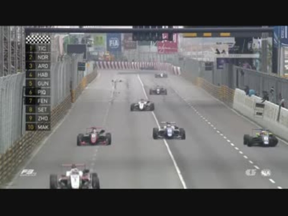 日本語解説 Macau Gp 17 大波乱のマカオf3最終盤 ニコニコ動画