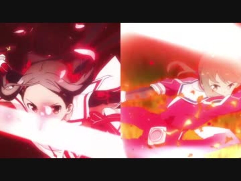 比較 三好夏凜 三ノ輪銀 変身シーン ニコニコ動画