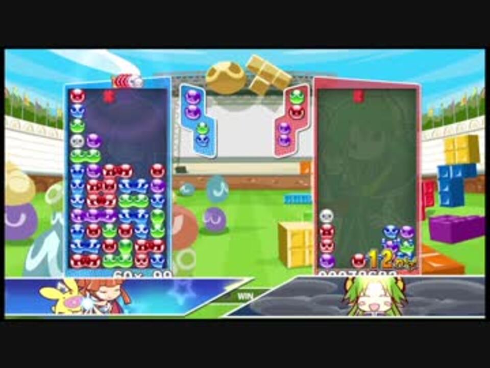 実況 初心者がwiiuぷよテトでレート9500になるまで ぷよぷよ Part22 ニコニコ動画