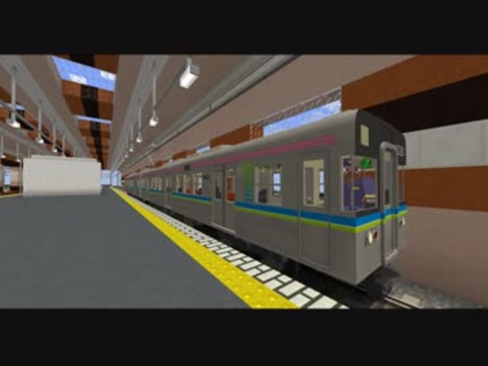 マインクラフト 信号開通メロディーで発車 Realtrainmod ニコニコ動画