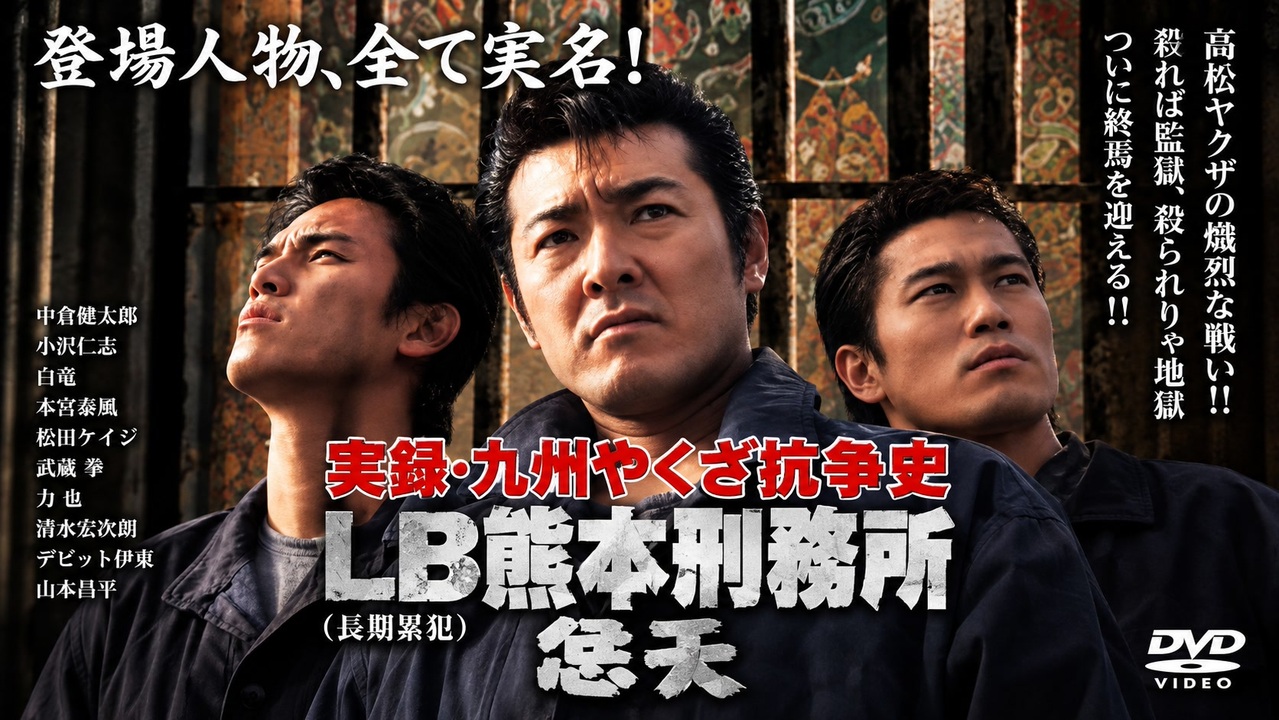① 実録・九州やくざ抗争史 LB（長期累犯）熊本刑務所 侠牙 【殺れば