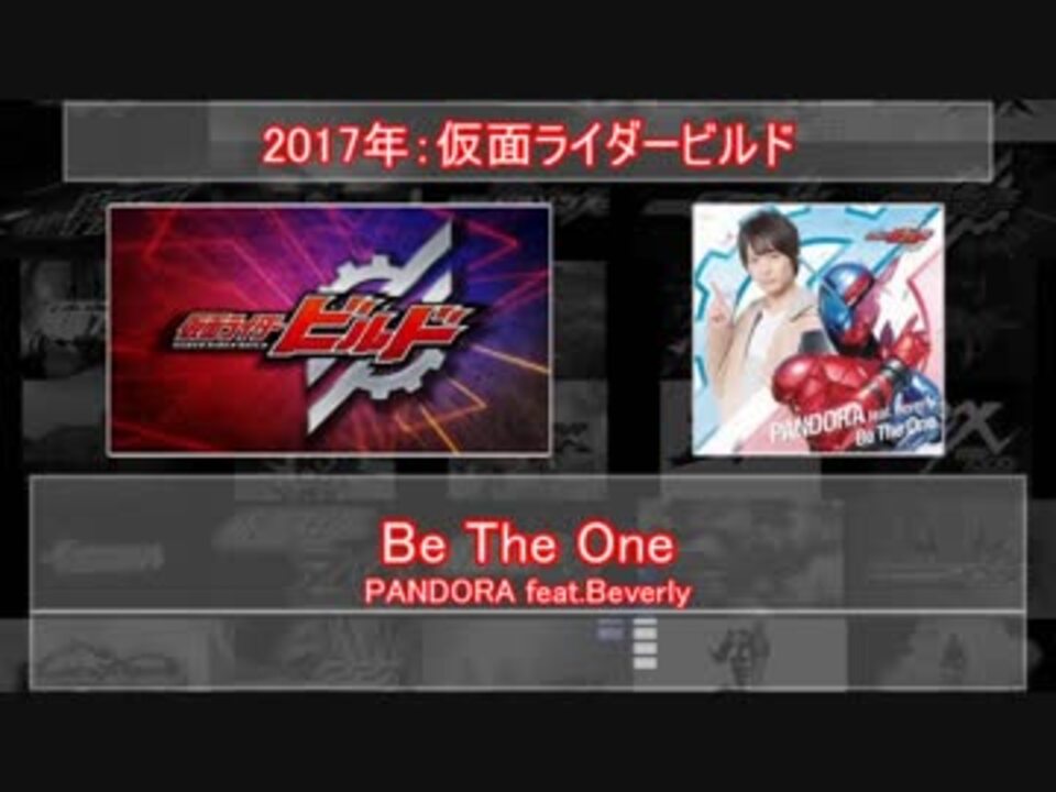 東映 仮面ライダー 主題歌メドレー ビルド ニコニコ動画