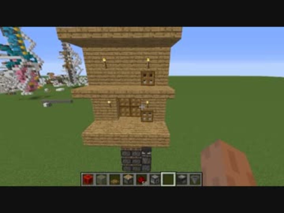 Minecraft ２x２ハッチ式ピストンエレベーター決定版 ニコニコ動画