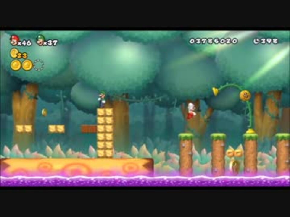 SMB.NewスーパーマリオブラザーズWii [38] WORLD 5-3 - ニコニコ動画