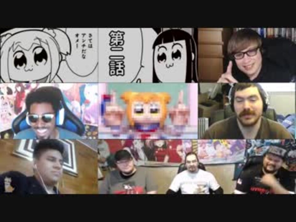 ポプテピピック ２話を見た海外の反応 ニコニコ動画