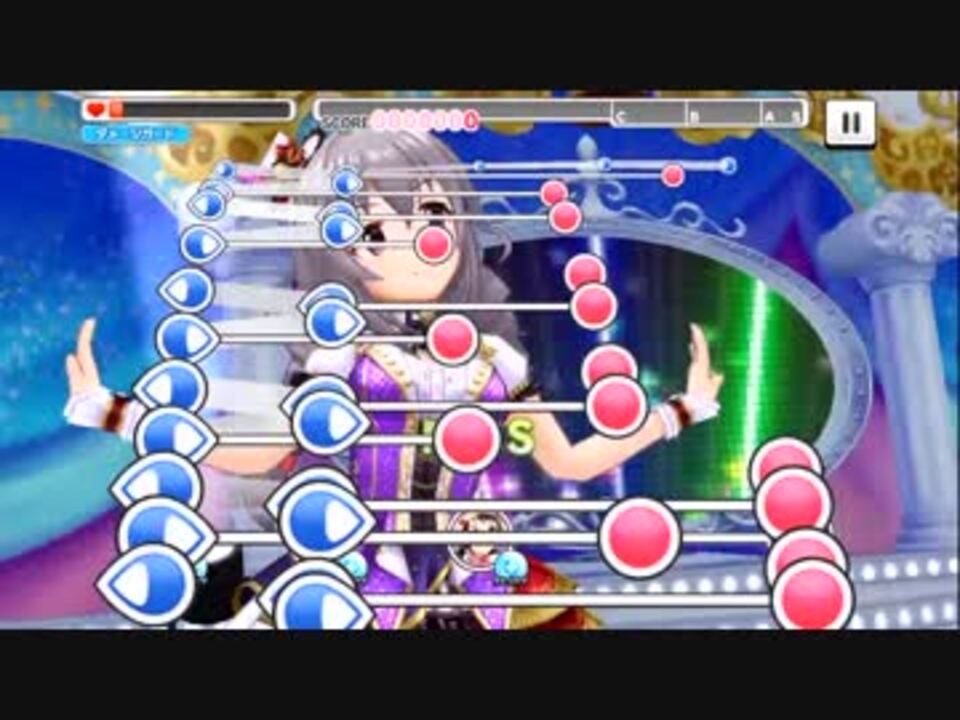 デレステ ノーツ最多 Absolute Nine Master フルmiss ニコニコ動画