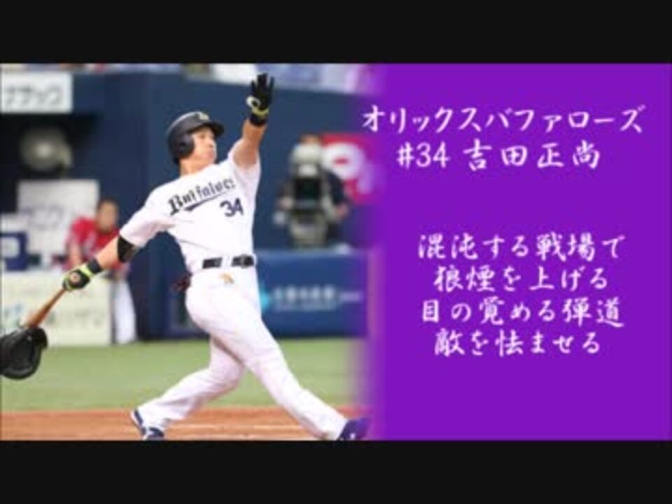 オリックス 吉田正尚の応援歌をメタルアレンジした ニコニコ動画