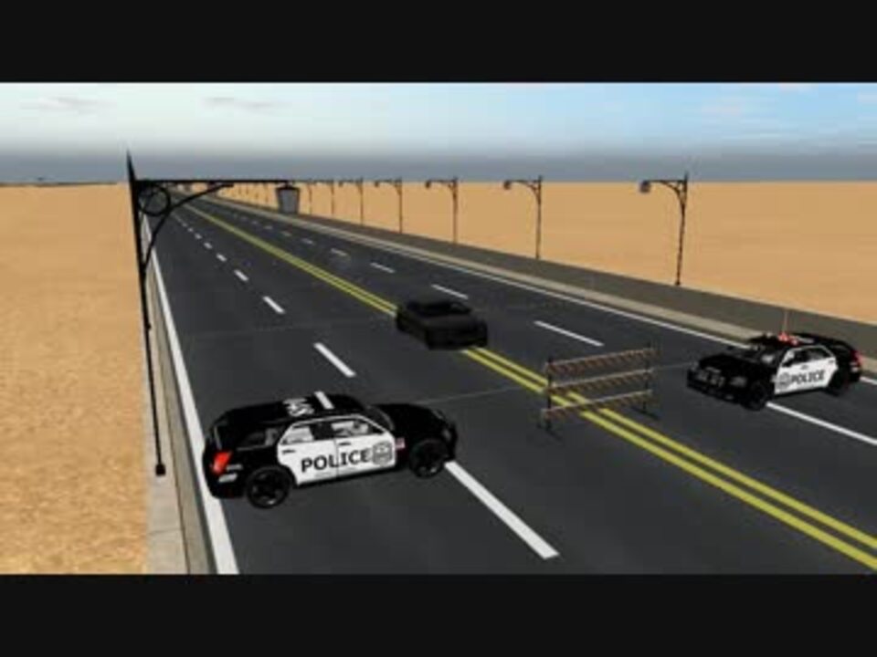 無料版 Beamng Drive でロードブロックを作って突破してみた ニコニコ動画