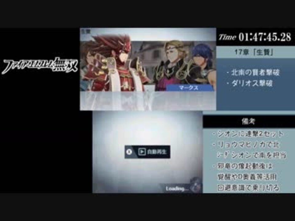 ファイアーエムブレム無双ハークラRTA（2時間32分14秒）5/6 - ニコニコ動画