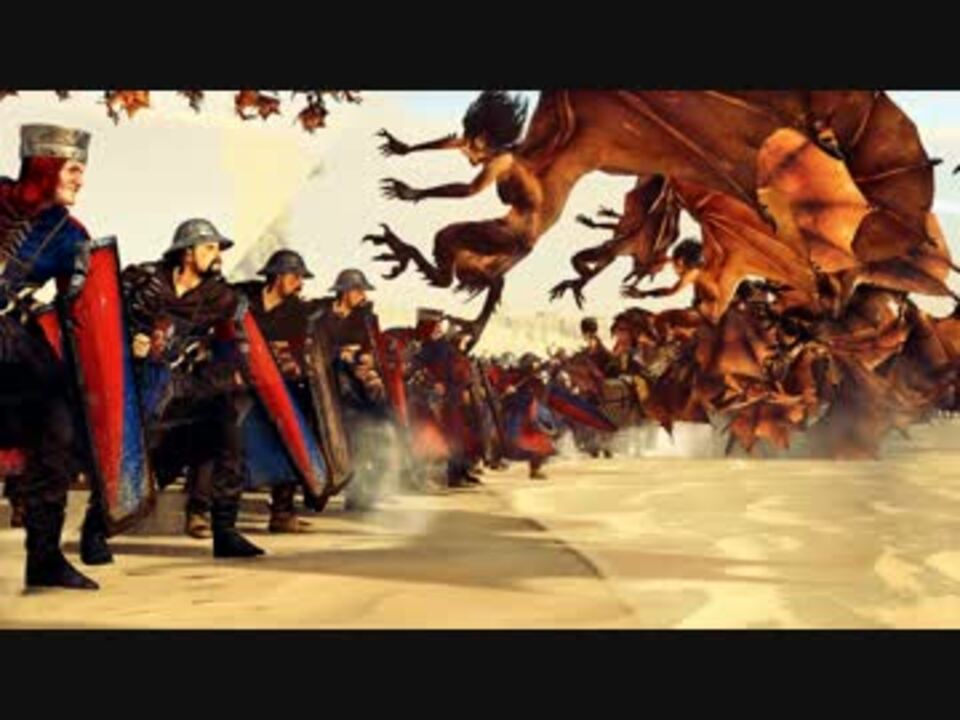 Total War:WARHAMMER Ⅱ 包囲殲滅陣検証 現実編 - ニコニコ動画