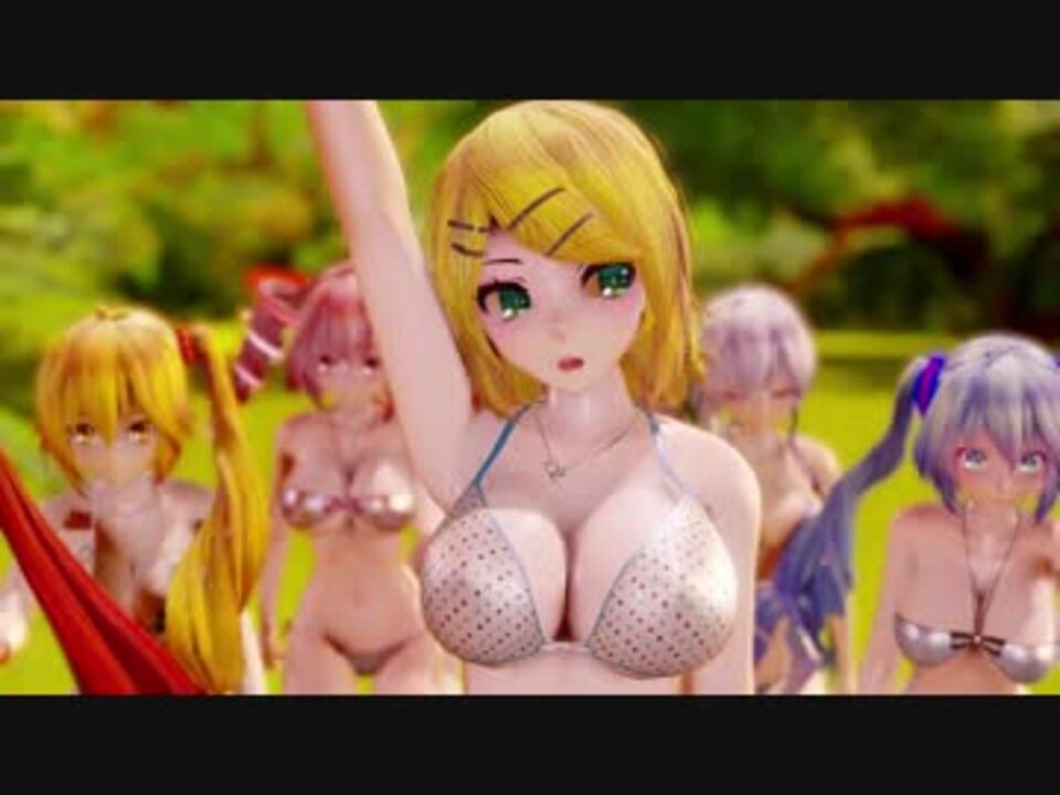 【Ray-MMD】(Murabito124)Tda式改変ビキニモデルx11で「Help me!!」【60fps 1080P】