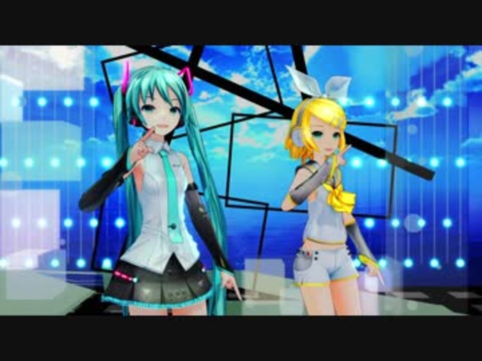 Mmd 初音ミク 鏡音リン ウミユリ海底譚 Hatsune Miku V4x Model Digitrevx式ミク Kagamine Rin V4x Model ニコニコ動画