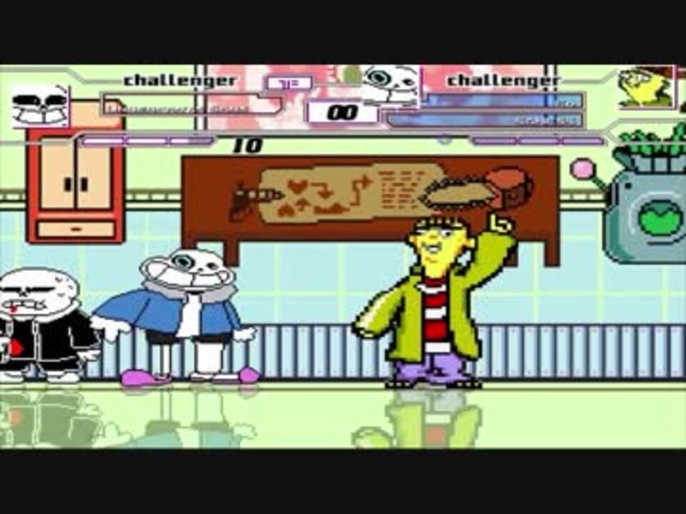 Kids play MUGEN - POWER UP Funny Underpants Sans vs. Sans' MUGEN