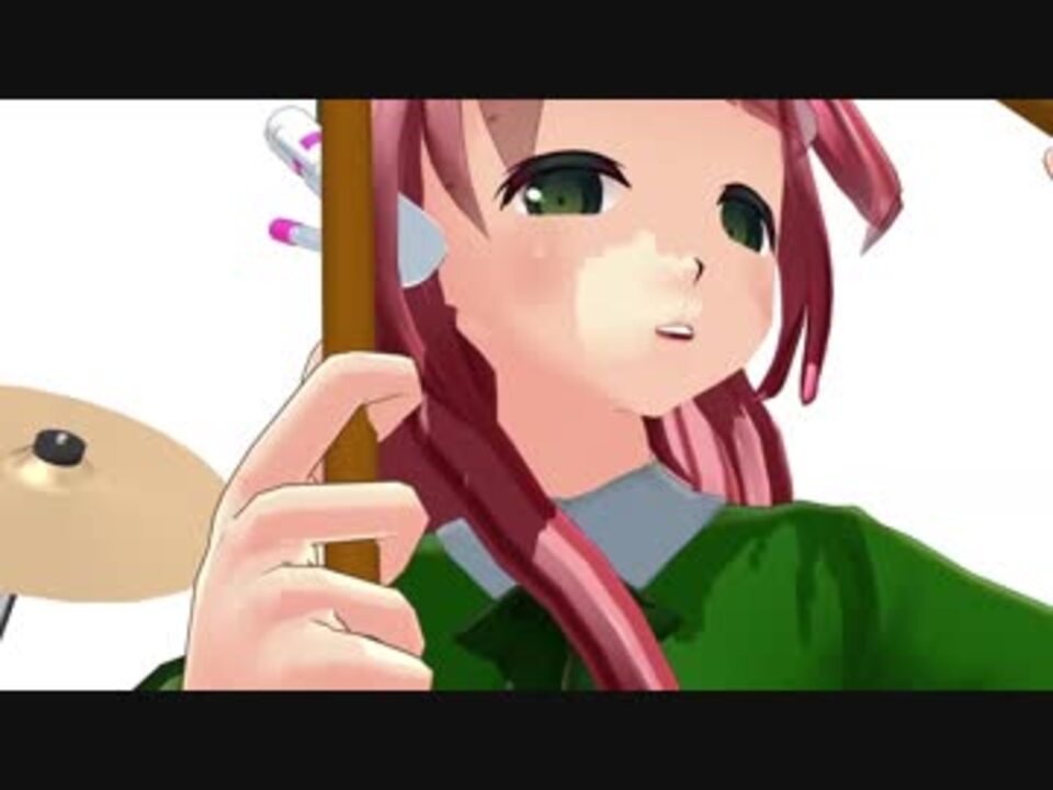 桃音モモちゃんのかっこいいドラムカバー【UTAU+MMD】 - ニコニコ動画