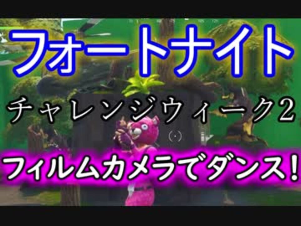 Fortnite フォートナイトウィーク2フィルムカメラでダンス ニコニコ動画