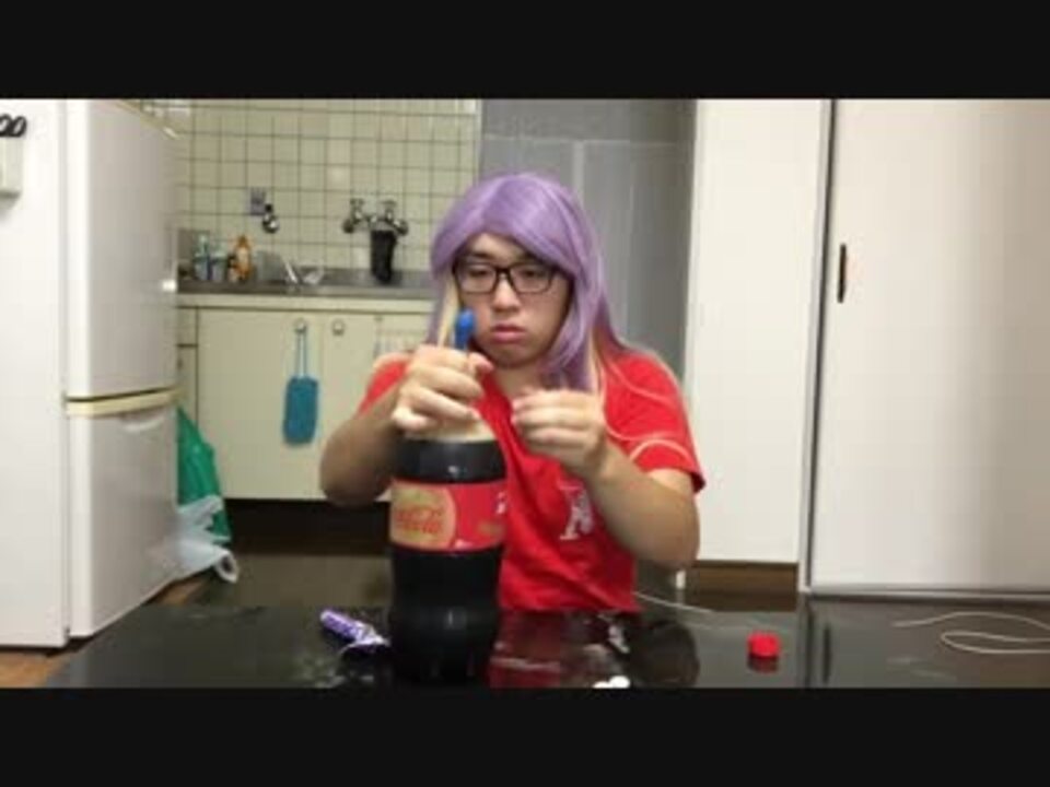 荒谷竜太の底辺youtuberの闇 コイツ風船好きだなｗ 風船vsメントスコーラ勝つのはどっちだ ニコニコ動画