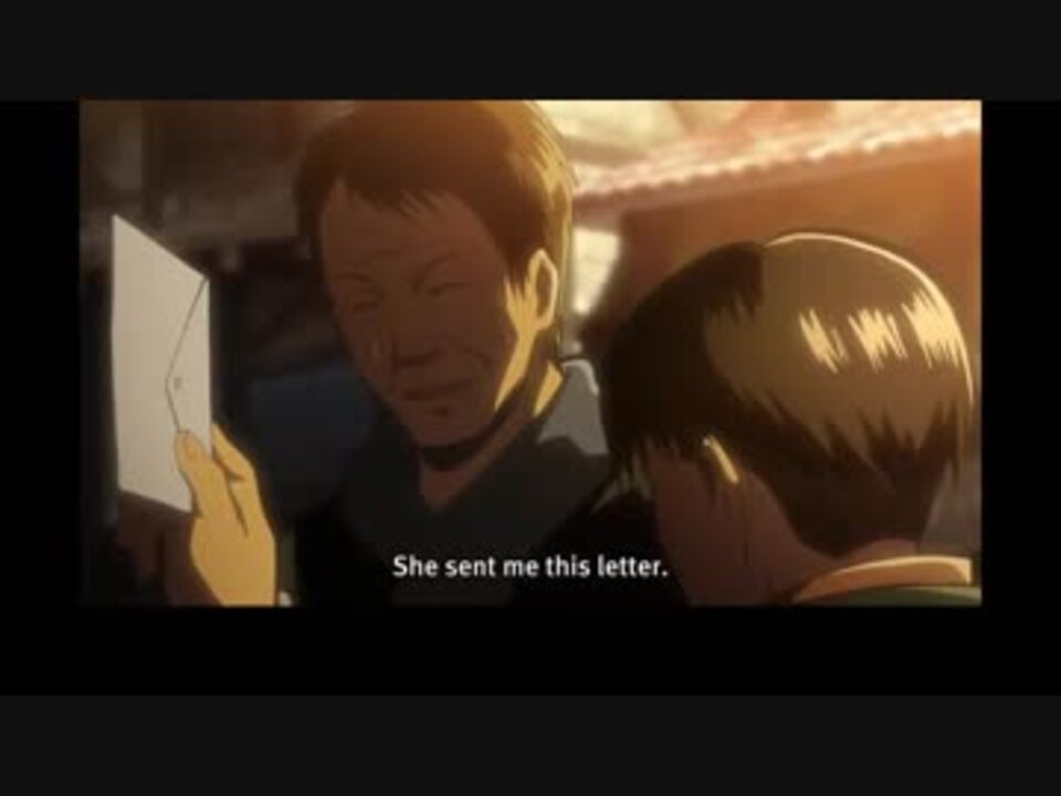進撃の巨人 英語吹替版 第22話 But Still I Can T Help But Feel She S Far Too Young To Be Thinking About Marriage ニコニコ動画