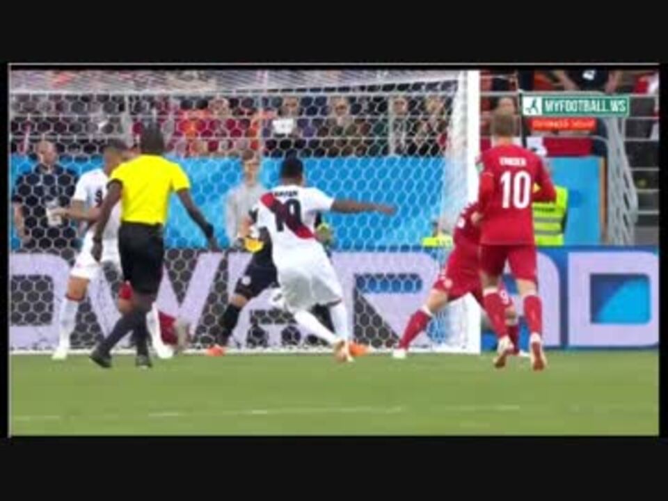 サッカー W杯18 06 16 ペルーｖｓデンマーク ダイジェスト ニコニコ動画