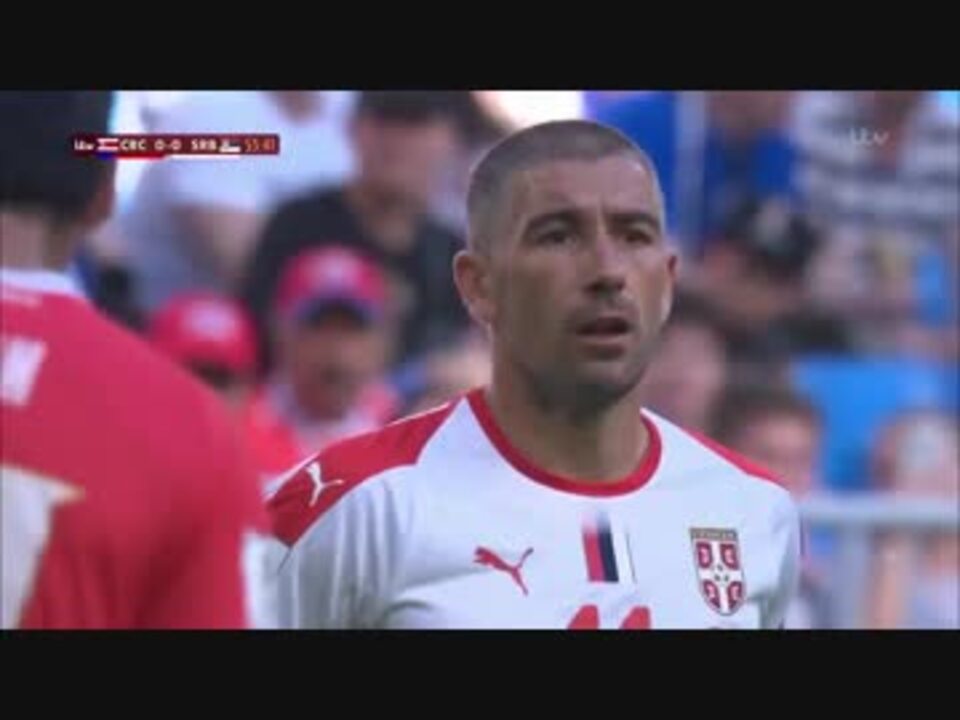 18w杯 Gl第1節 グループe コスタリカ Vs セルビア 18年6月17日 ニコニコ動画