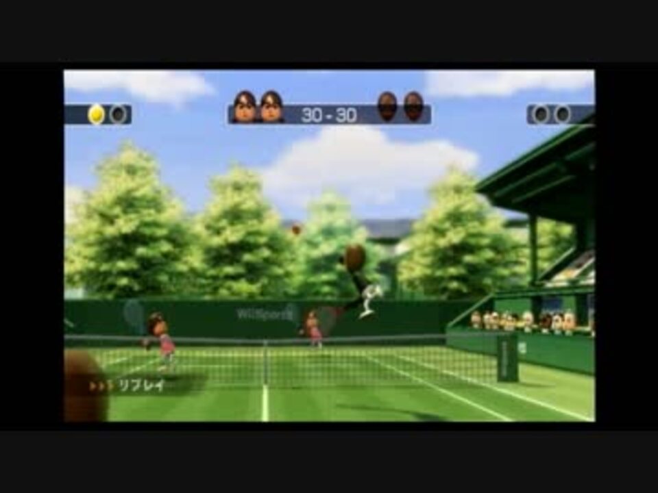 Wiiスポーツ 中古で購入したwiiでテニス 二人プレイ ニコニコ動画