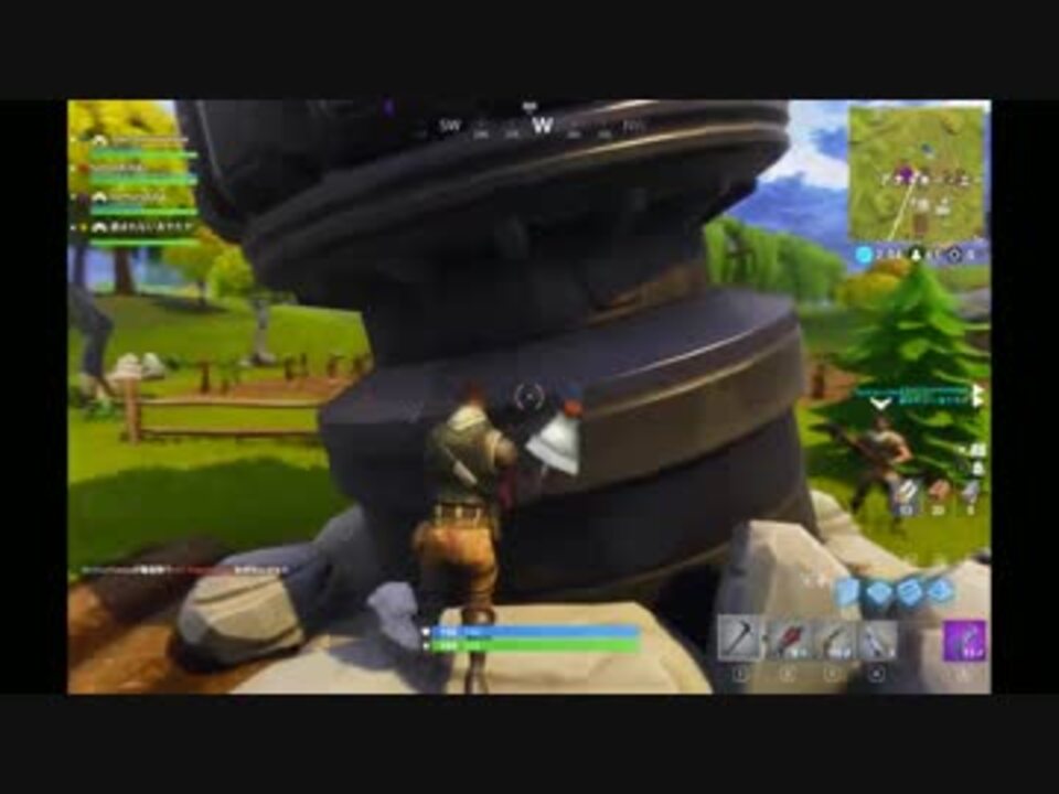 フォートナイト実況 ミサイルの破片落下地点へ行ってみた Fortnite ニコニコ動画