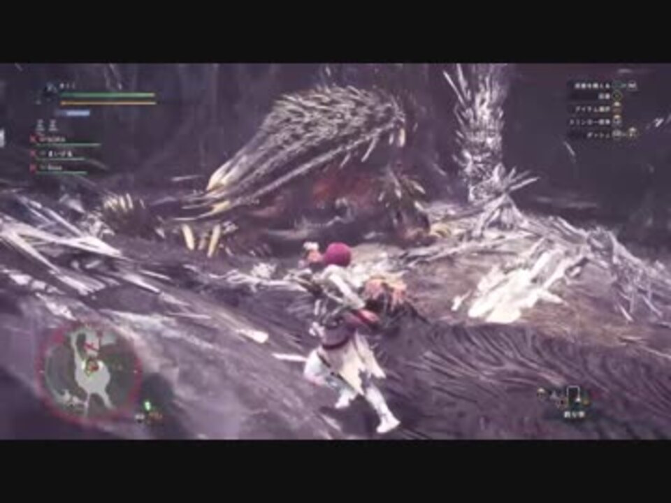 Mhw モンハン初心者がライトボウガンで戦う歴戦ネルギガンテ 女性ゲームプレイ ニコニコ動画