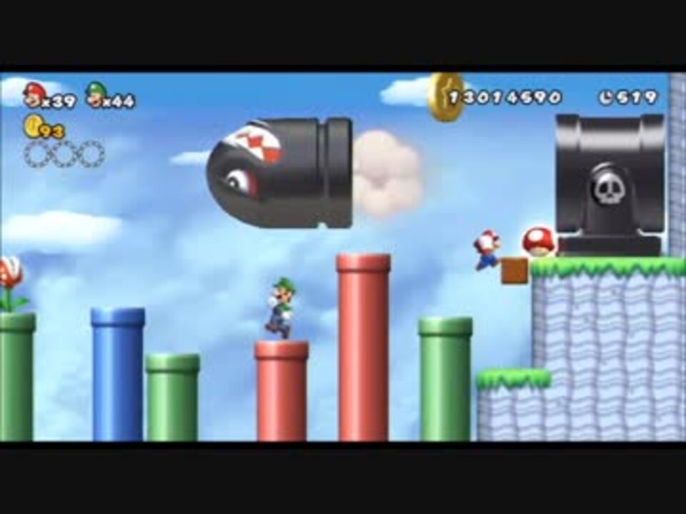 Smb Newスーパーマリオブラザーズwii 58 World 7 4 ニコニコ動画