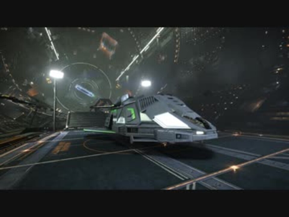 EliteDangerous HazRES Federal Gunship バウンティハンターの一日編 - ニコニコ動画