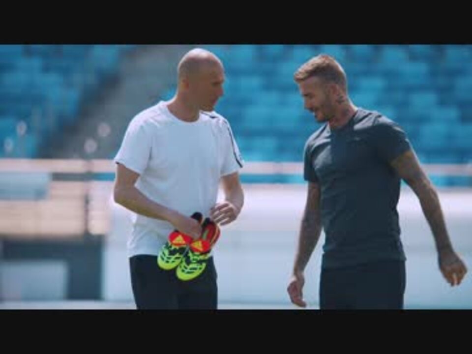 ≪CM：adidas≫ ジダンとベッカム 「プレデター」
