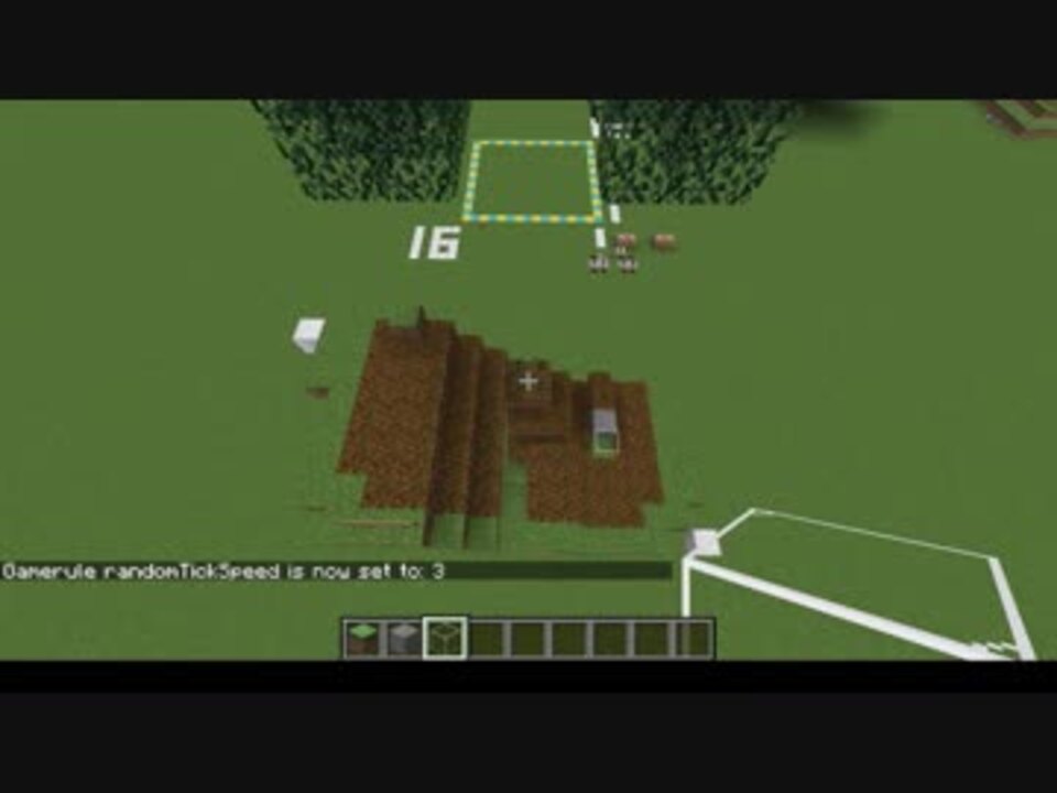 Minecraft ポドゾル化範囲検証 その２ ニコニコ動画