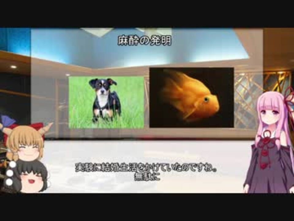 Voiceroid 医学史 解説 麻酔無しで手術を受けるには ニコニコ動画