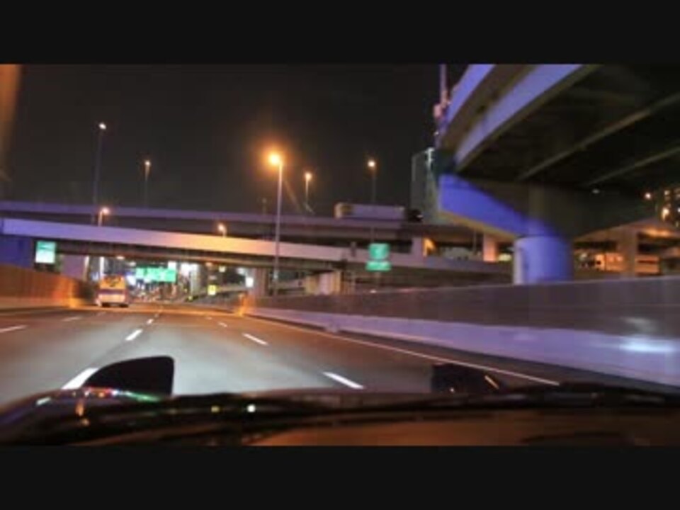 006 Rx 7 慣し運転に阪神高速1号線を走ります 車載動画 ニコニコ動画