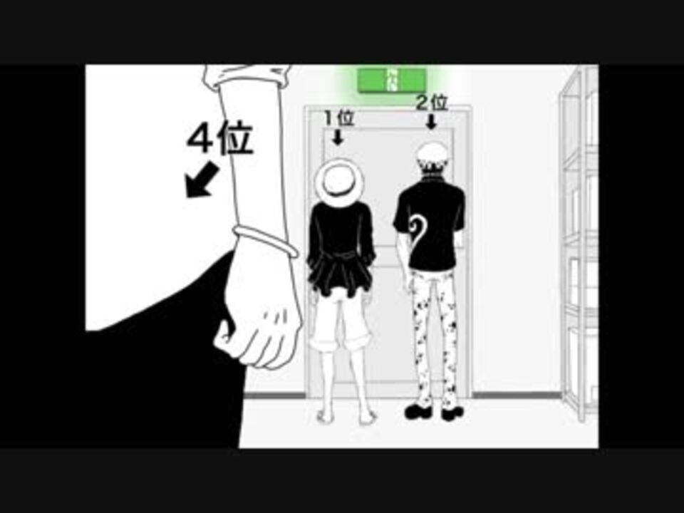 手書きワンピ 銀魂パロ ニコニコ動画