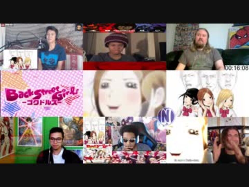 海外の反応 Back Street Girls ゴクドルズ Live Reaction Ep2 ニコニコ動画