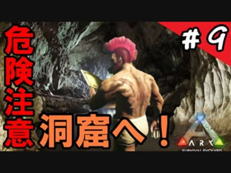 Ps4版 Ark実況 狩人の洞窟へ挑む 恐竜の闊歩する島でおっさんが生きる 9 ニコニコ動画