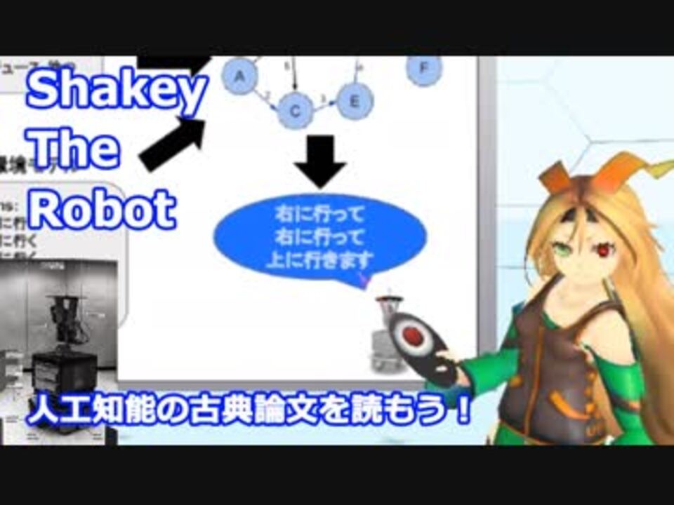 Shakey the robot 【人工知能の古典論文を読もう】 - ニコニコ動画