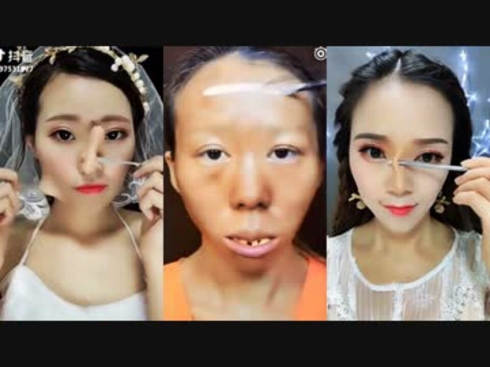 アジアの美女の化粧ビフォーアフターに思わず二度見した件について