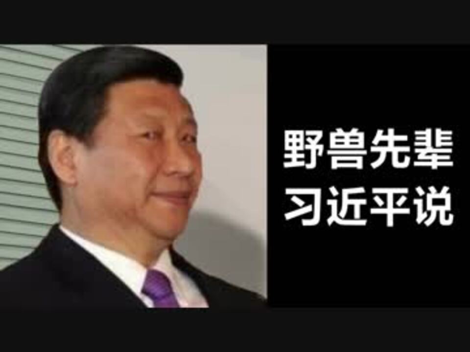 野兽先辈习近平说.mp4