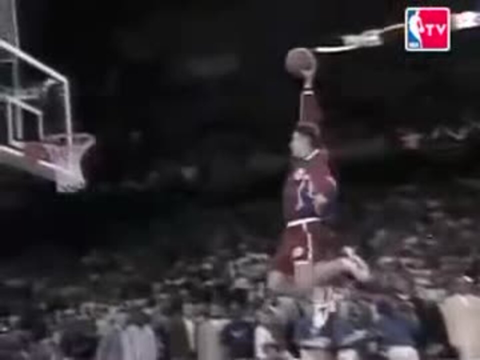 Nba 1996 ブレント バリー フリースローラインからのダンク ニコニコ動画