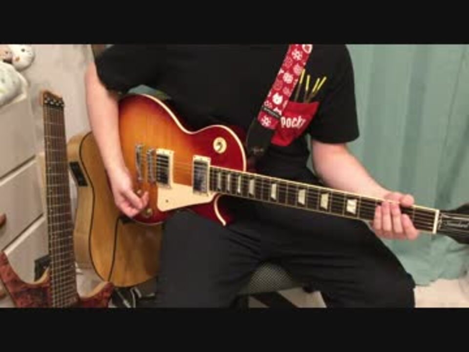 Bleach Op Rolling Star Guitar Cover バッキング Yui ニコニコ動画