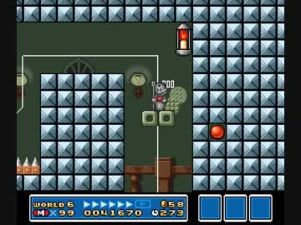 ヌルい縛りでマリコレのスーパーマリオブラザーズ３を普通にプレイする ワールド6 ニコニコ動画