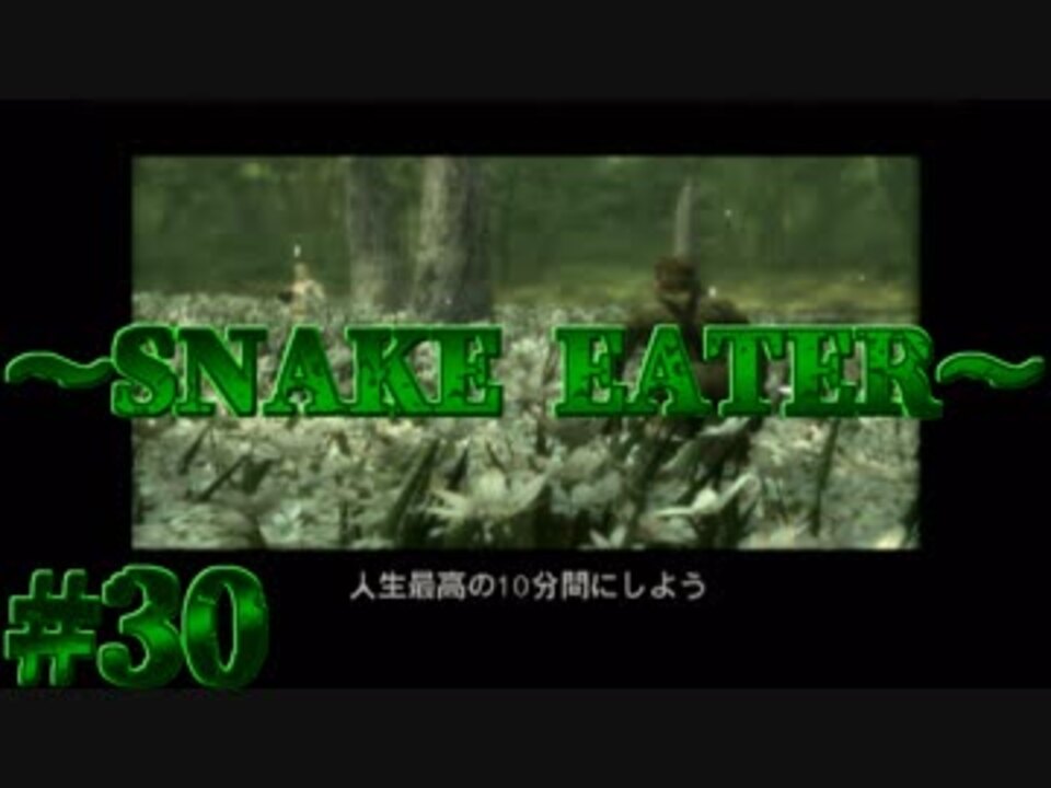 Mgs3 彼の名はネイキッド 30 ニコニコ動画