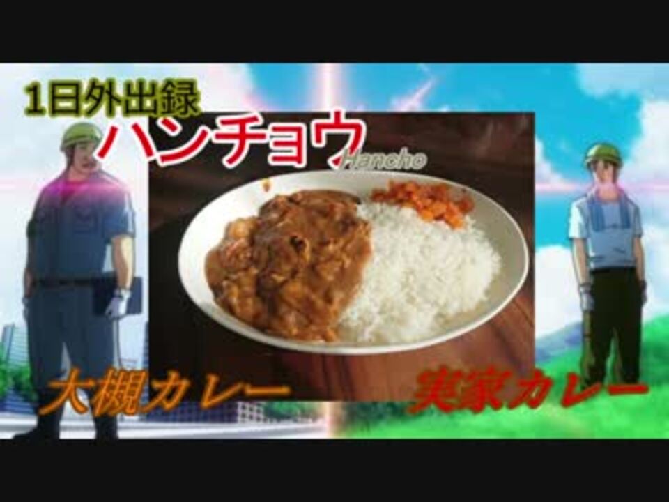 1日外出録日外出録ハンチョウの大槻カレーと実家カレー ゆかりさんとアニメ飯を作るっ ニコニコ動画