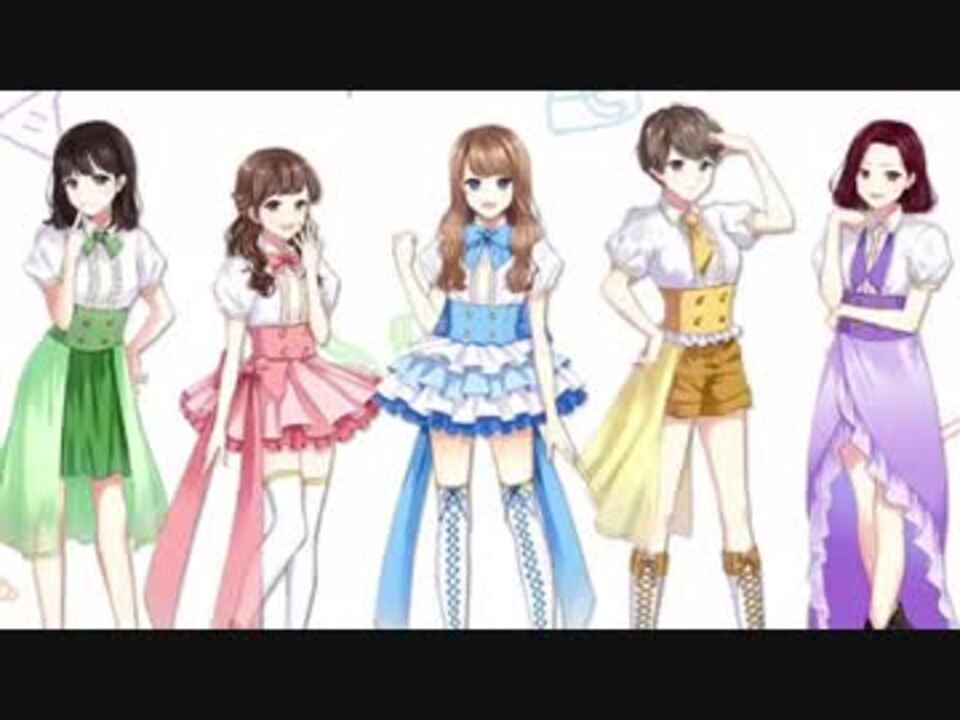 Newイラストお披露目 ぱれけん 女子5人のグループです ニコニコ動画