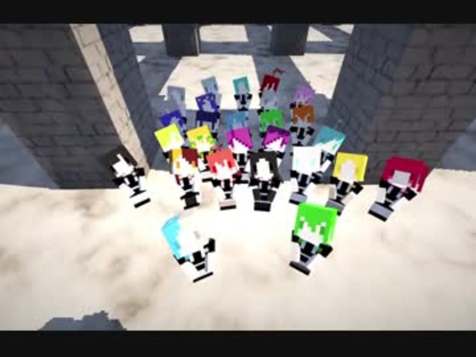 Minecraft 宝石スキンを作ったので茶番動画を作った ニコニコ動画