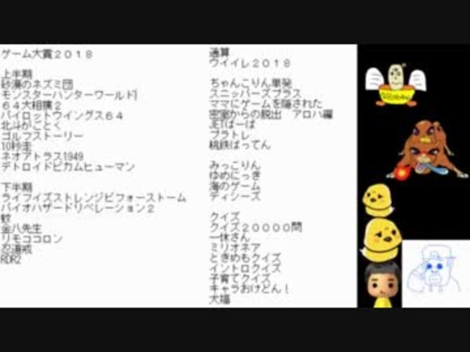 みっちゃんこみゅゲーム大賞18 ニコニコ動画