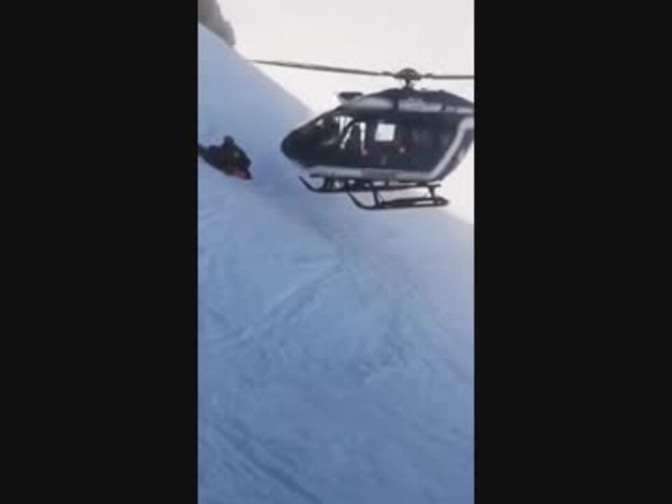 救助 ヘリ から 転落 動画