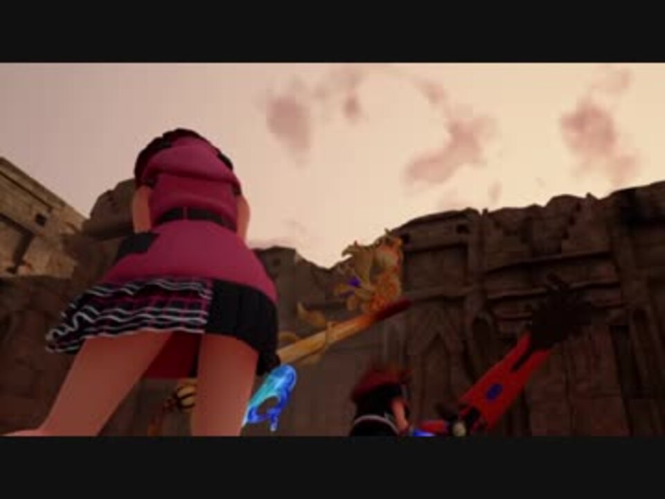 Kingdom Hearts カイリのスカートの中を盗撮 ニコニコ動画