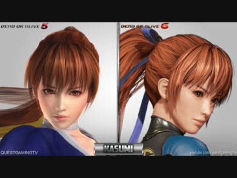 Dead Or Alive 6 Doa5lrとのキャラクター比較と新キャラクター ニコニコ動画